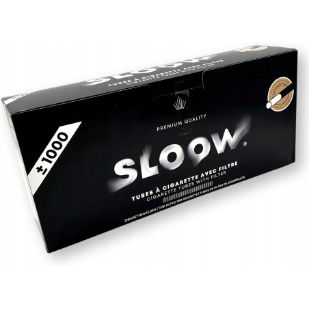 Outlet SLOOW Gilzy papierosowe z filtrem do nabijarki SLOOW 1000 szt