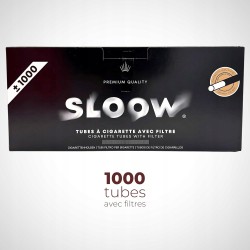 Outlet SLOOW Gilzy papierosowe z filtrem do nabijarki SLOOW 1000 szt