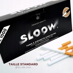 Outlet SLOOW Gilzy papierosowe z filtrem do nabijarki SLOOW 1000 szt