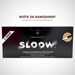 Outlet SLOOW Gilzy papierosowe z filtrem do nabijarki SLOOW 1000 szt