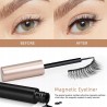 Rzęsy magnetyczne 3 pary z eyelinerem, wielorazowe 7-12 mm