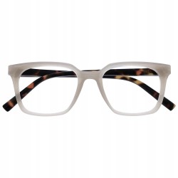 Opulize KOI Okulary do czytania +1.00 Szare, lekkie, unisex