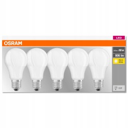 Żarówki LED Osram E27 8,5W 5 sztuk