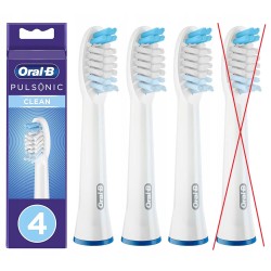 Końcówki do szczoteczki Oral-B Pulsonic Clean soniczna 3 sztuki