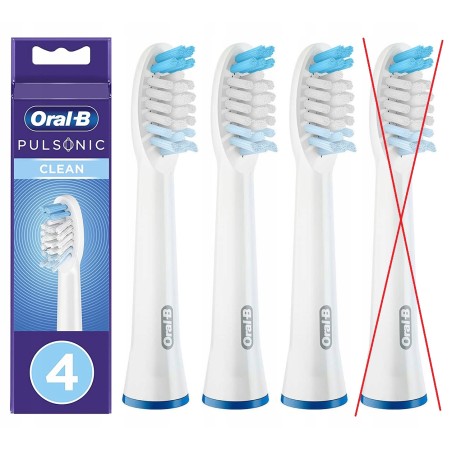 Końcówki do szczoteczki Oral-B Pulsonic Clean soniczna 3 sztuki