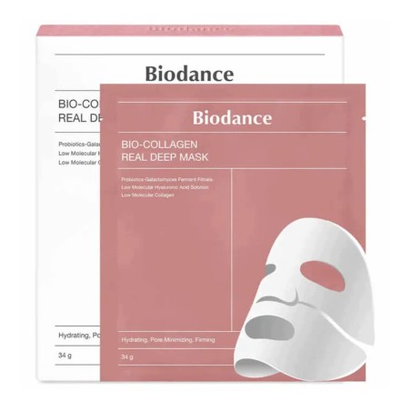 Biodance maska w płachcie 4x34g bio collagen ujędrniająca nawilżająca