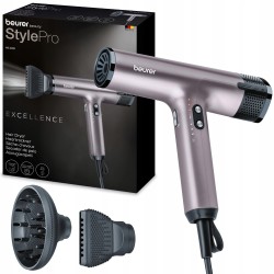 Outlet Suszarka do włosów Beurer HC 100 Excellence z Silnikiem Cyfrowym