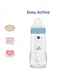 MAM Easy Active butelka 330 ml 6 m+ smoczek 4 bardzo szybki przepływ SŁOŃ