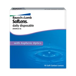 Soczewki jednodniowe SofLens Daily Disposable Bausch + Lomb 90 sztuk -2.50