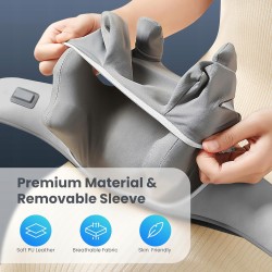Outlet Masażer COMFIER Bezprzewodowy czarny Shiatsu ciepło ugniatanie karku