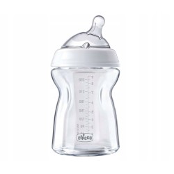 Outlet Butelka szklana do karmienia Chicco NaturalFeeling 0m+ 250ml wolny