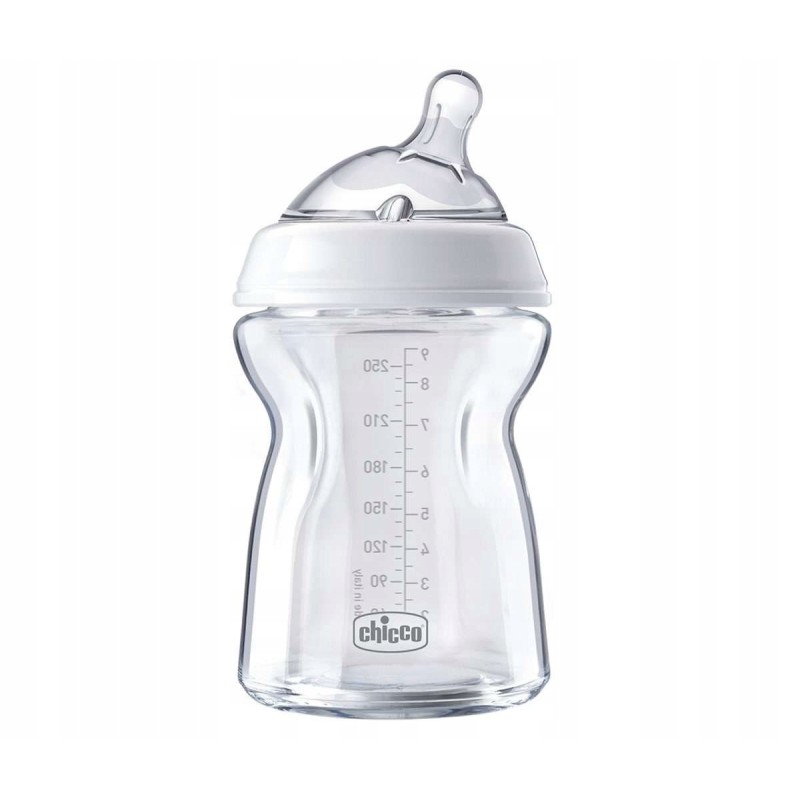 Outlet Butelka szklana do karmienia Chicco NaturalFeeling 0m+ 250ml wolny