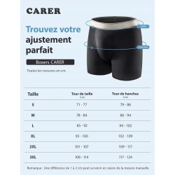 Outlet Carer Bawełniane spodnie na nietrzymanie moczu dla mężczyzn XL 3szt