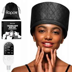 AOPOW Hair Treatment Steamer czepek grzewczy do włosów 10 temp. wtyczka UK