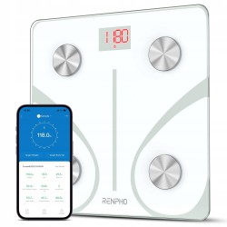 Outlet RENPHO ES-32MD waga łazienkowa Bluetooth 180 kg 13 pomiarów biała