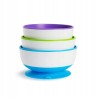 Outlet Munchkin Stay Put miska z przyssawką 6 m+ 3 szt. wielokolorowe