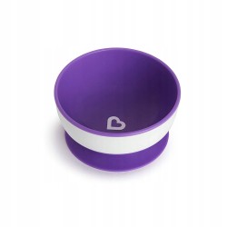 Outlet Munchkin Stay Put miska z przyssawką 6 m+ 3 szt. wielokolorowe