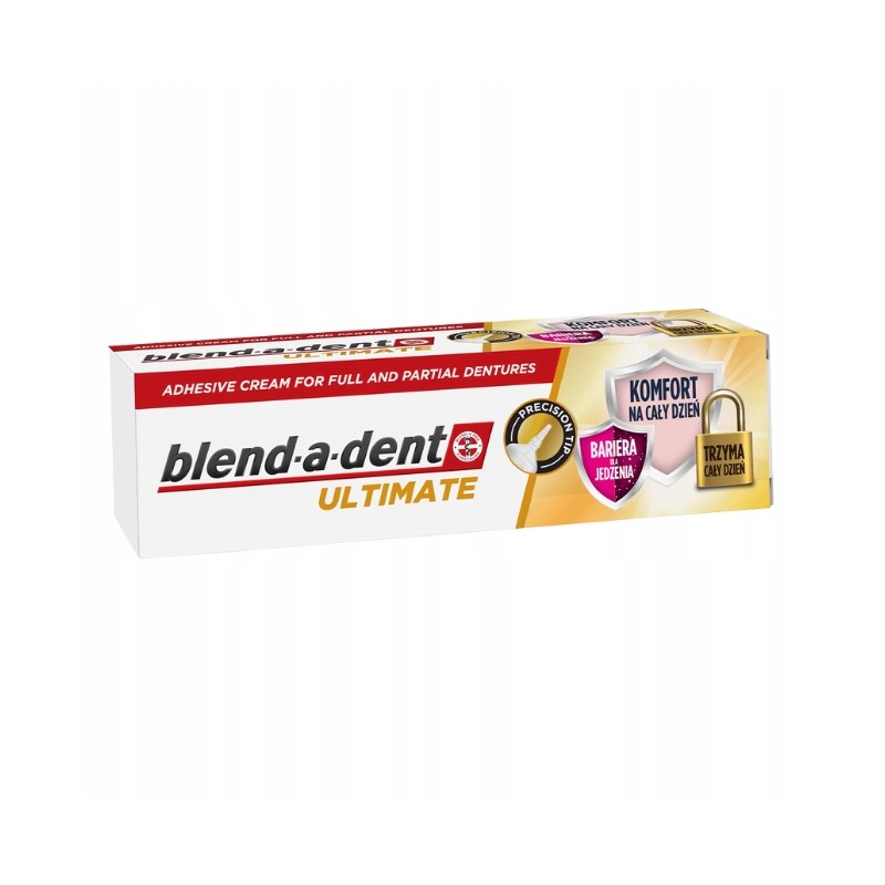 Blend-a-dent Ultimate klej do protez zębowych mocne utrzymanie 40 g komfort