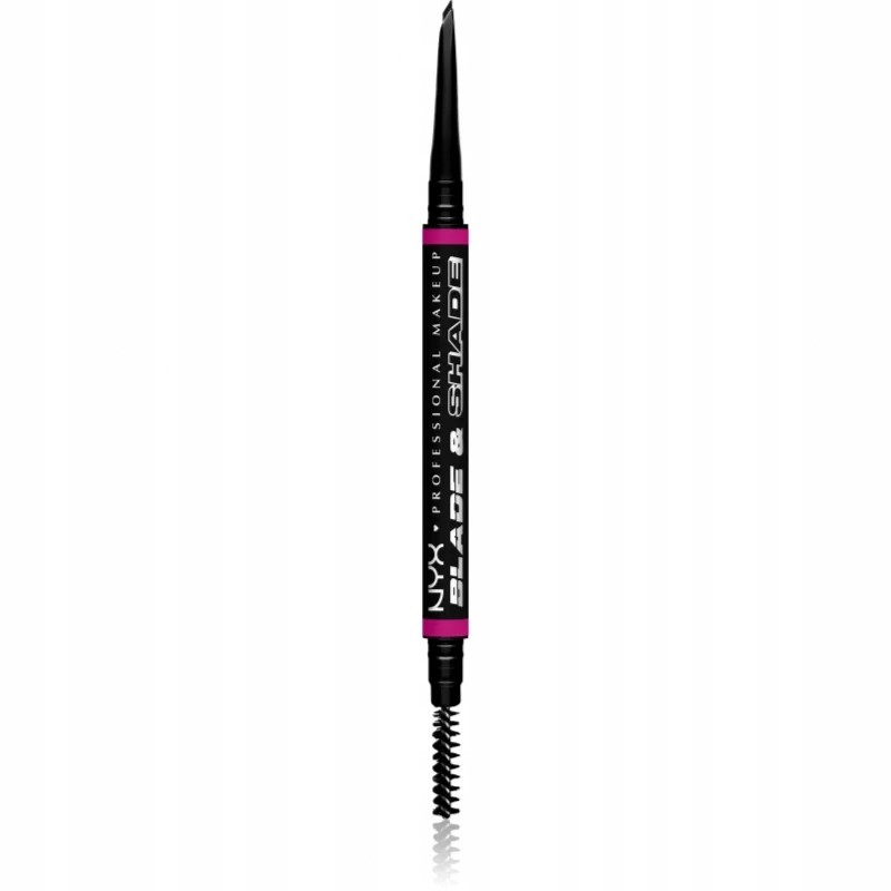 NYX Professional Makeup Blade & Shade szemöldök ceruza kefével árnyalat Bla