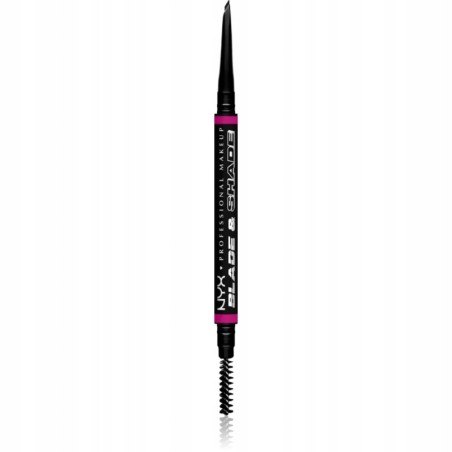 NYX Professional Makeup Blade & Shade szemöldök ceruza kefével árnyalat Bla