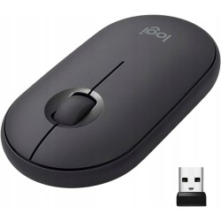 Logitech Pebble Mysz bezprzewodowa z Bluetooth lub odbiornikiem 2,4Ghz OPIS