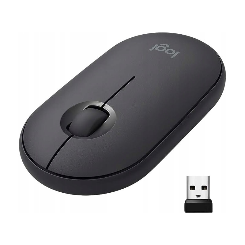 Logitech Pebble Mysz bezprzewodowa z Bluetooth lub odbiornikiem 2,4Ghz OPIS