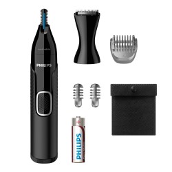 Outlet Trymer Philips NT5650/16 precyzyjny do nosa uszu Seria 5000 Czarny