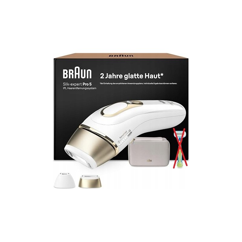 Outlet Depilator Braun IPL Silk-expert Pro 5 PL5152 SkinPro 2.0 biały/złoty