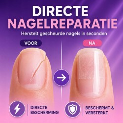 Finga-Nails przezroczyste naklejki do naprawy paznokci 32 szt. 3 rozmiary