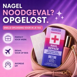 Finga-Nails przezroczyste naklejki do naprawy paznokci 32 szt. 3 rozmiary