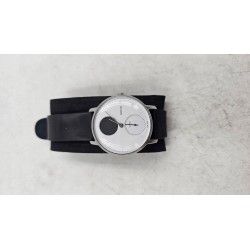 Outlet Nokia Steel HR HWA03B 36 mm smartwatch hybrydowy biały pulsometr BT