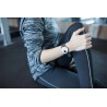 Outlet Nokia Steel HR HWA03B 36 mm smartwatch hybrydowy biały pulsometr BT