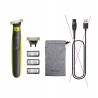 USZKODZONY Golarka Philips OneBlade z ostrzem 360 etui 3 nasadki 2x ostrza