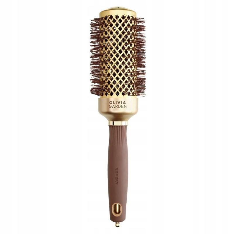 OLIVIA GARDEN EXPERT BLOWOUT SHINE SZCZOTKA DO WŁOSÓW BROWN&GOLD 45mm