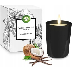AIR WICK Świeca Zapachowa Francuska WANILIA Prażony KOKOS Vanilla Coconut