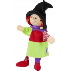 Lalka Sterntaler Pacynka na rączkę dziecka wiedźma 29 cm wielokolorowa