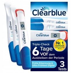 Clearblue Triple Check Ultra Early test ciążowy 2szt. CE 0123