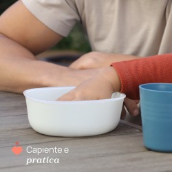 Outlet CHICCO Miseczka do karmienia z gumową pokrywką + 6m szara