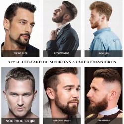 K-Brands Szablon do Brody z Grzebieniem i Ołówkiem do Stylizacji
