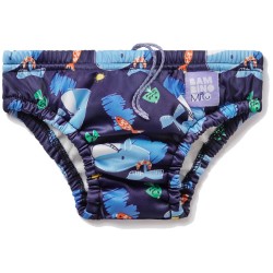 Majteczki kąpielowe Bambino Mio wielorazowe granatowe 1-2 lata