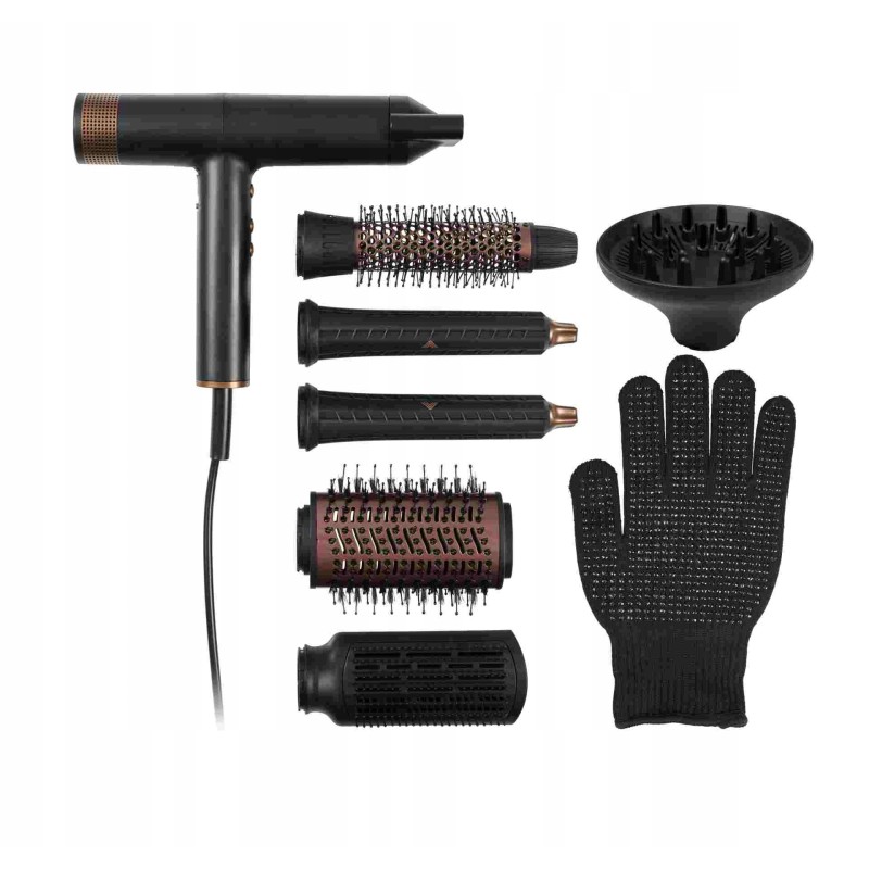 Outlet Suszarka do włosów Princess Airstyler Pro 529205 7w1 3 poziomy