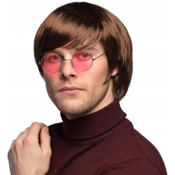 Outlet Boland peruka krótkie włosy cosplay retro lata 60/70 brązowe