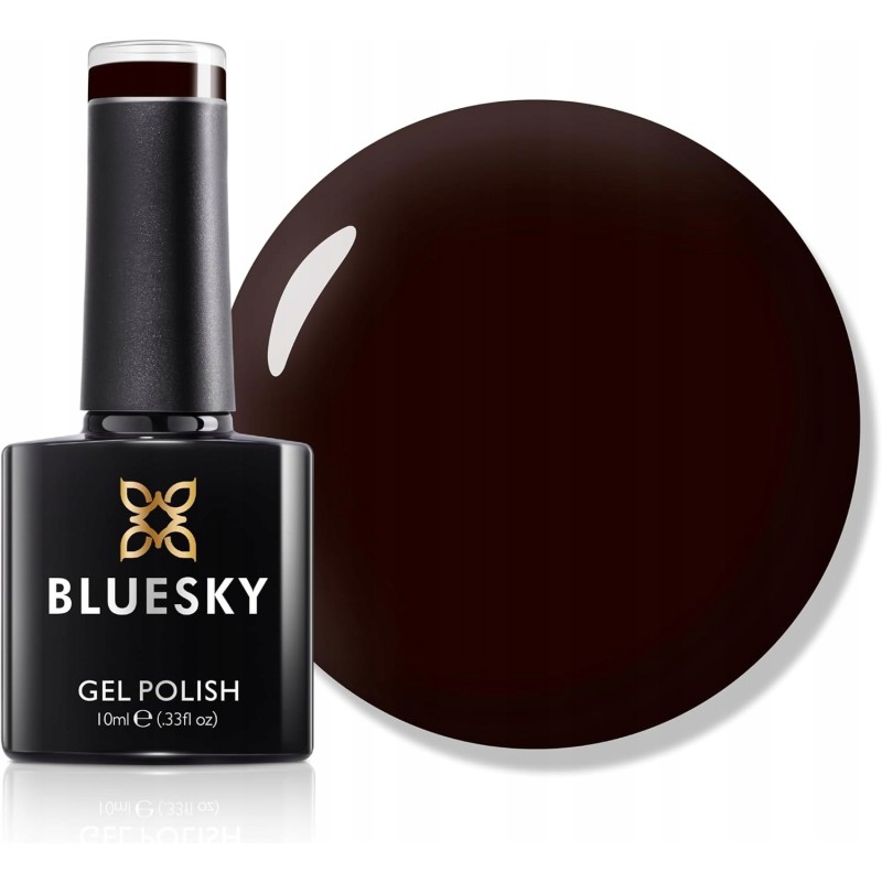 Bluesky Lakier Hybrydowy A048 Czekoladowy Burgund 10ml UV LED