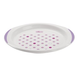 Outlet Talerzyk plastikowy Chicco tworzywo sztuczne 12m+ rózowy i w kropki