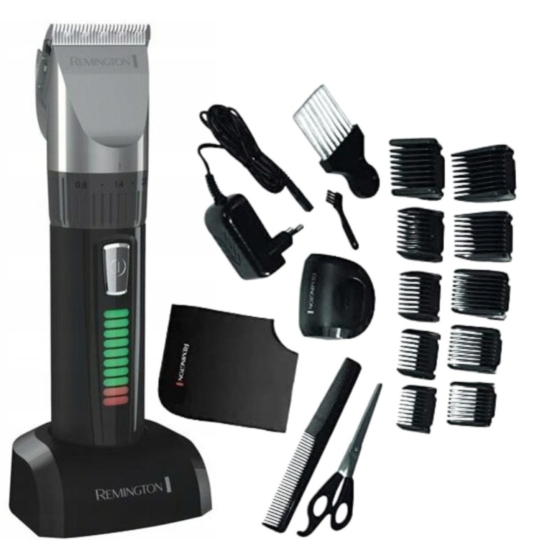 Outlet Maszynka do strzyżenia Remington HC5811 akcesoria + 10 nasadek OPIS