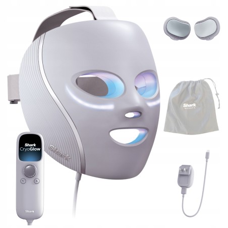 Shark CryoGlow FW312EUPL Maska LED terapia światłem chłodzenie okolic oczu