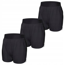Carer Majtki Nieprzemakalne 4XL pokrowce na pieluchy 3 szt. czarne