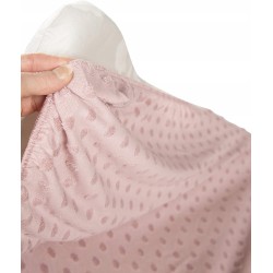Outlet Prześcieradło z Gumką na Przewijak Roba 75x85cm Pudrowy Róż