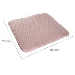 Outlet Prześcieradło z Gumką na Przewijak Roba 75x85cm Pudrowy Róż