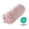 Outlet Prześcieradło z Gumką na Przewijak Roba 75x85cm Pudrowy Róż